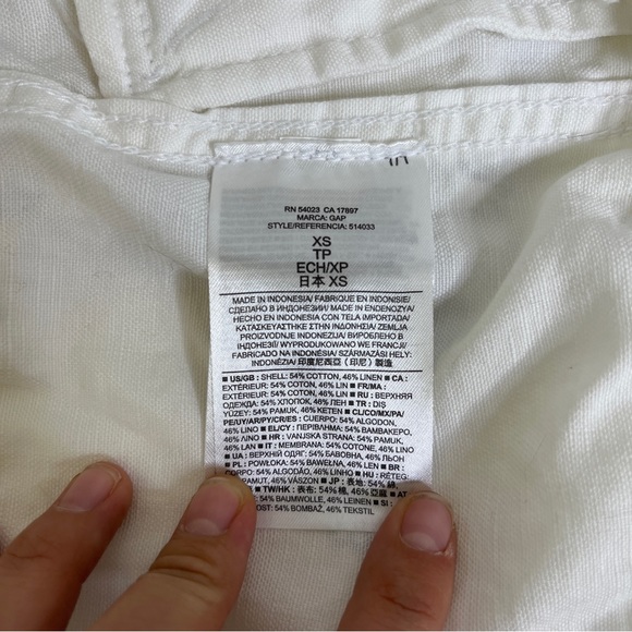 Gap white linen jacket - Picture 7 of 11